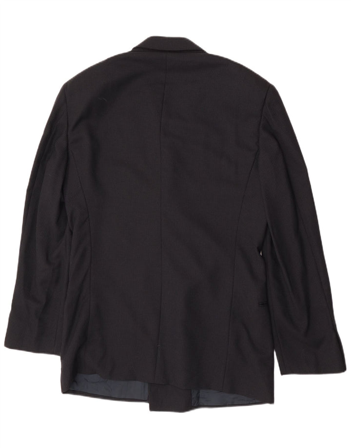 Giorgio Armani Mens Blazer Jacket IT 46 Small Navy Blue Classic