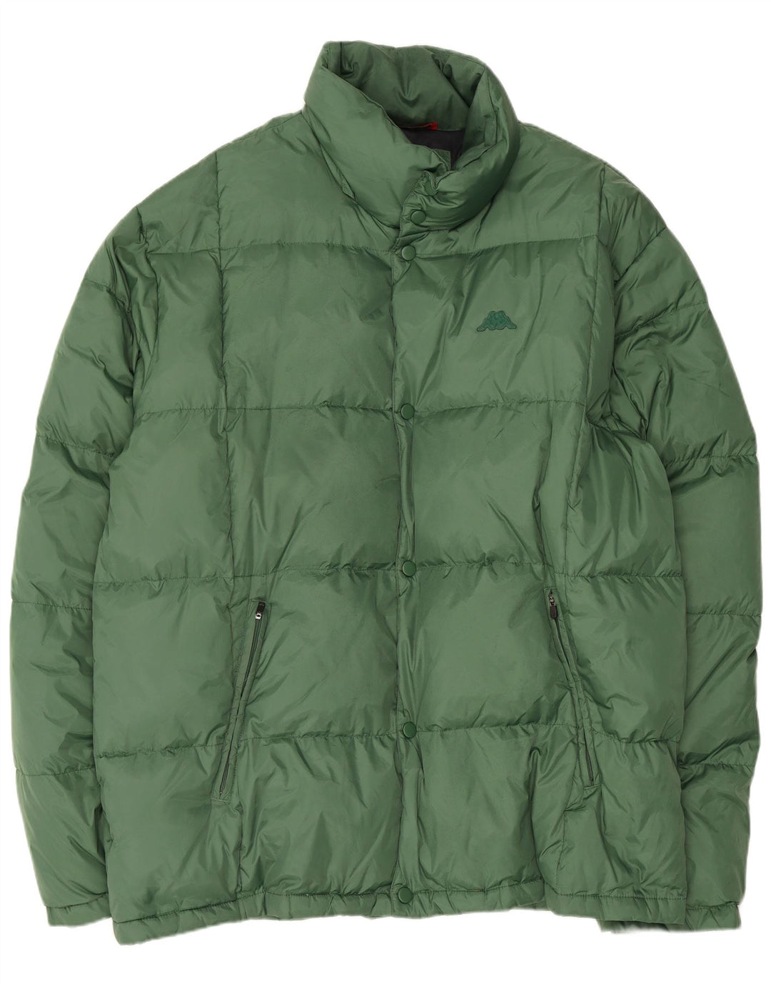 Kappa Mens Padded Jacket UK 46 3XL Green Polyamide