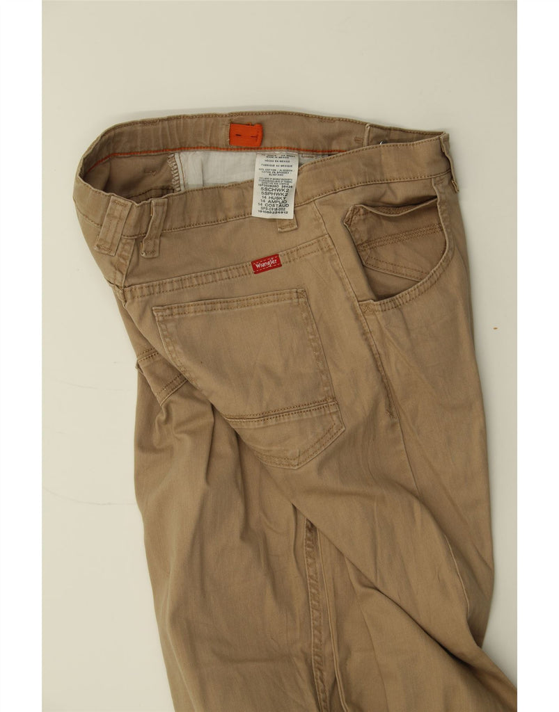 WRANGLER Boys Straight Jeans 13-14 Years W30 L27 Brown Cotton Vintage Wrangler and Second-Hand Wrangler from Messina Hembry 