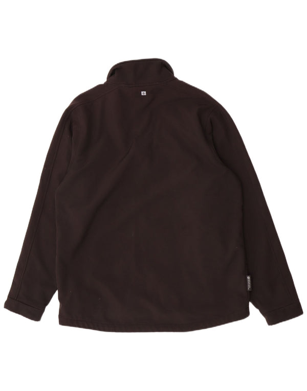 Mountain Warehouse Mens Windbreaker Jacket UK 40 Large Black Polyester