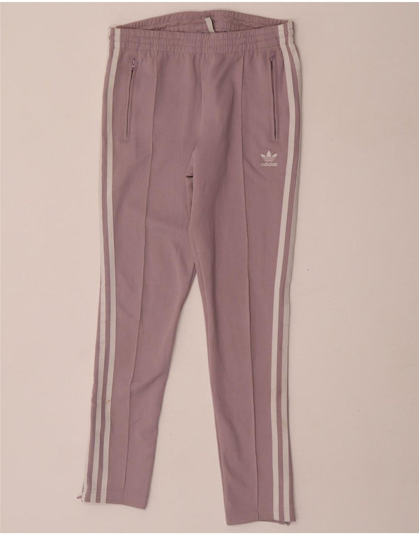 Adidas Womens Tracksuit Trousers UK 8 Small  Purple Polyester