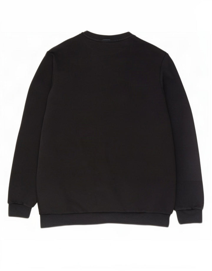 Nike Mens Graphic Sweatshirt Jumper Large Black Cotton
