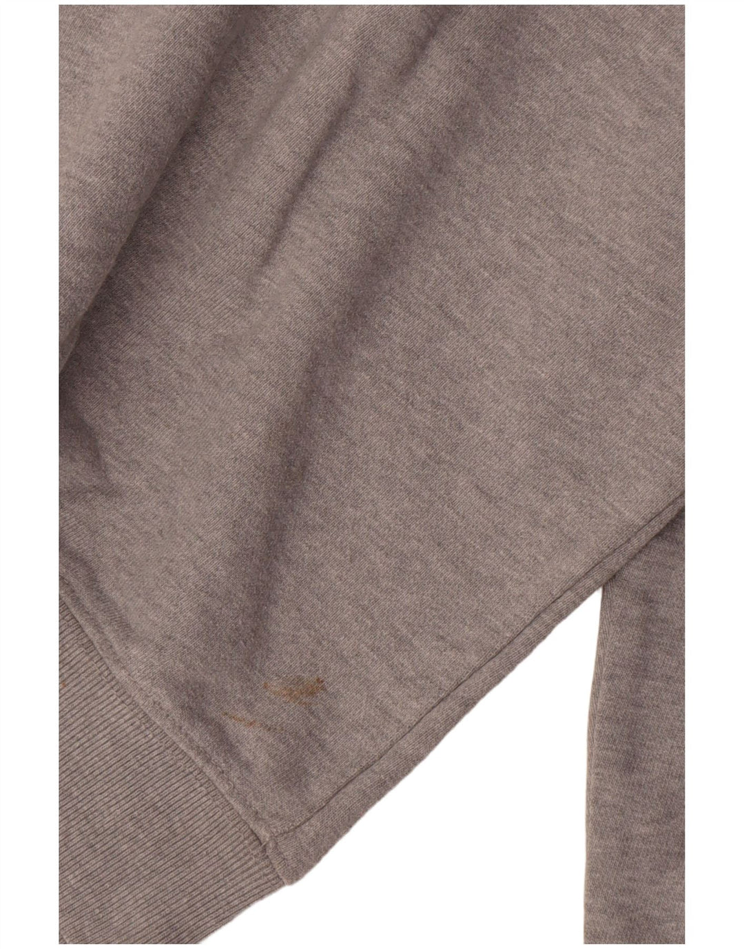 Zara Mens Hoodie Jumper Small Grey Colourblock Cotton