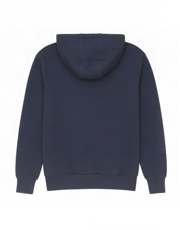 Ellesse Mens Graphic Hoodie Jumper Small Navy Blue Colourblock Cotton