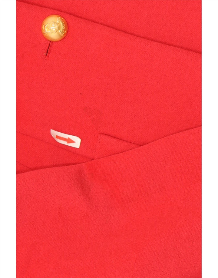 Laurel Womens 2 Button Blazer Jacket EU 36 Small Red New Wool