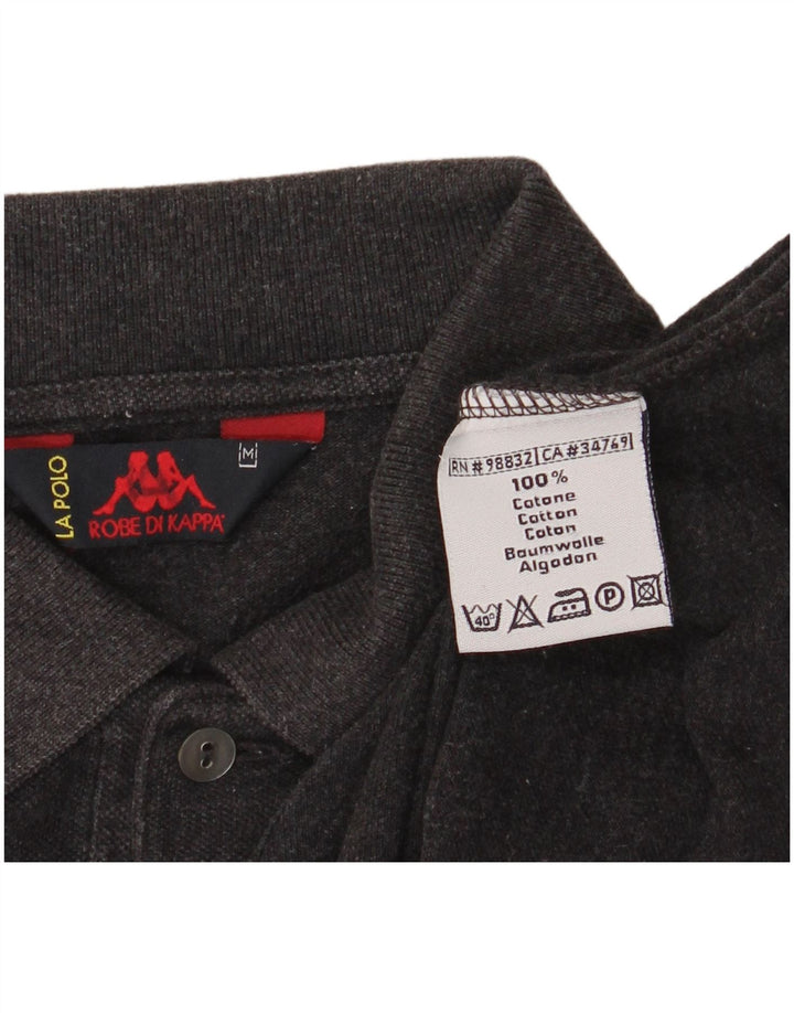 KAPPA Mens Polo Shirt Medium Grey Cotton