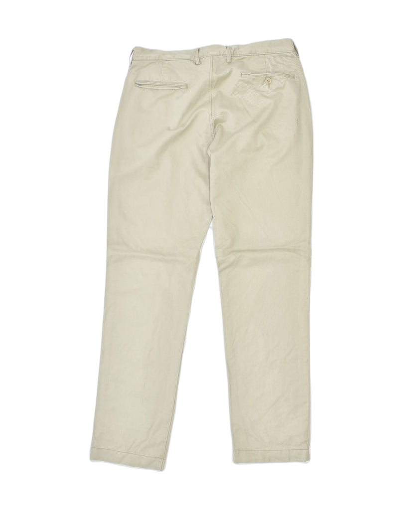 J. CREW Mens Slim Chino Trousers W34 L34 Beige Cotton | Vintage | Thrift | Second-Hand | Used Clothing | Messina Hembry 