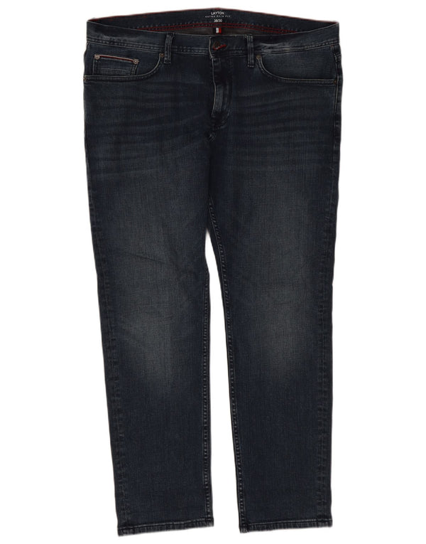 Tommy Hilfiger Mens Layton Slim Jeans  W38 L30 Blue Cotton
