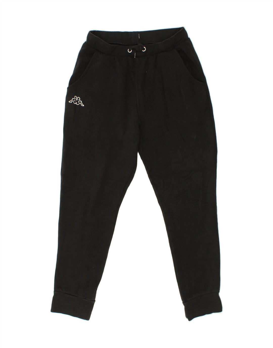 KAPPA Mens Tracksuit Trousers Joggers Small Black Cotton Vintage Kappa and Second-Hand Kappa from Messina Hembry 