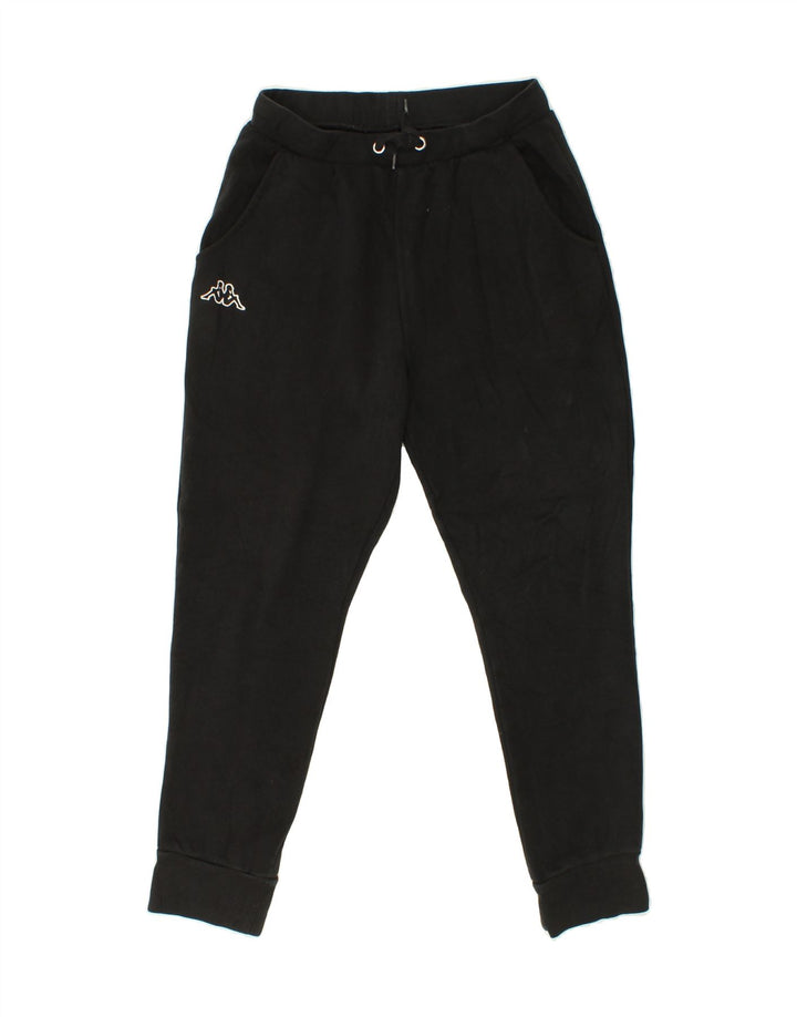 KAPPA Mens Tracksuit Trousers Joggers Small Black Cotton Vintage Kappa and Second-Hand Kappa from Messina Hembry 