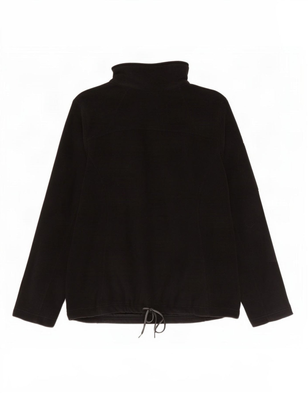 Columbia Womens Graphic Fleece Jacket UK 14 Medium Black Polyester