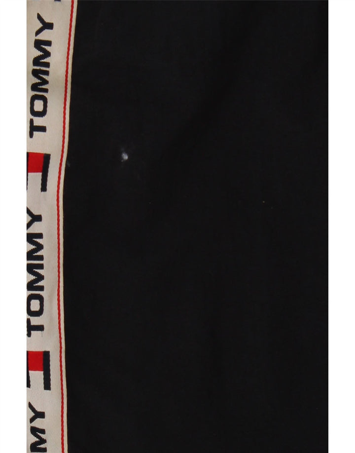 TOMMY HILFIGER Mens Graphic Sport Shorts Small Navy Blue Polyester Vintage Tommy Hilfiger and Second-Hand Tommy Hilfiger from Messina Hembry 