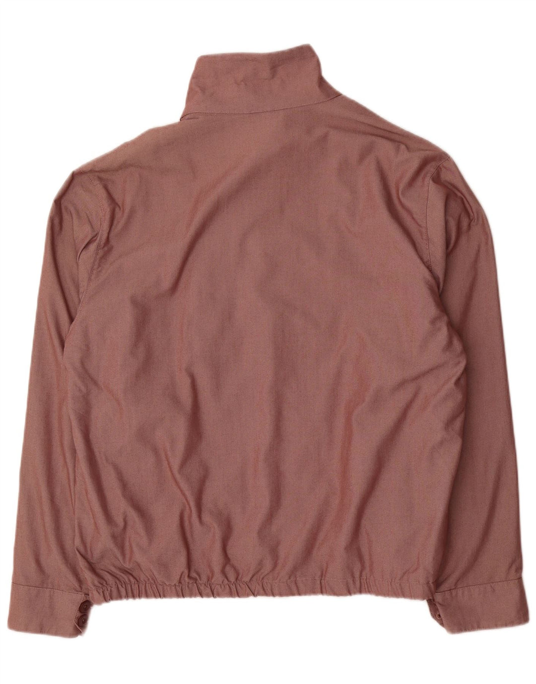Benetton Mens Bomber Jacket UK 42 XL Brown Cotton