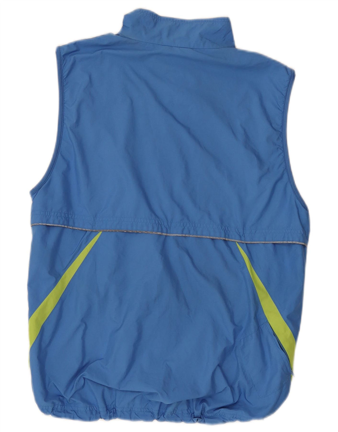 Reebok Mens Gilet UK 38 Medium Blue Colourblock Polyester