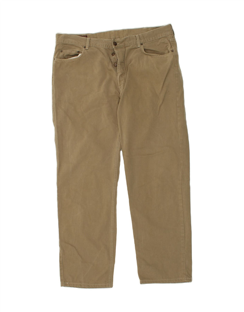 MARLBORO CLASSICS Mens Straight Casual Trousers W40 L29 Beige Cotton Vintage Marlboro Classics and Second-Hand Marlboro Classics from Messina Hembry 