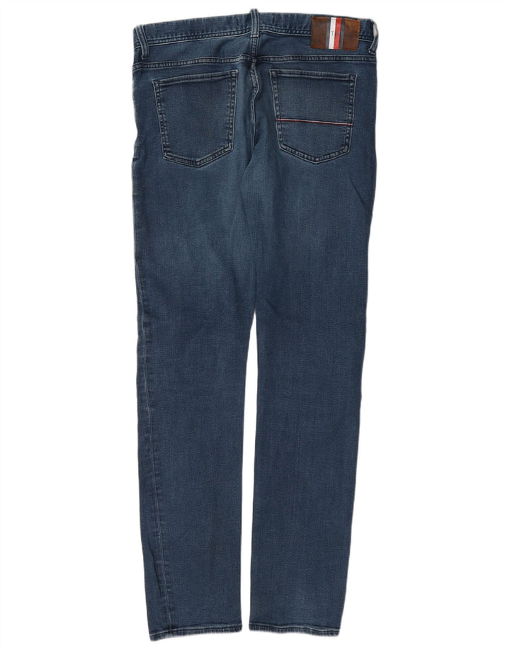 Tommy Hilfiger Womens Bleecker Slim Jeans W32 L34 Blue Cotton