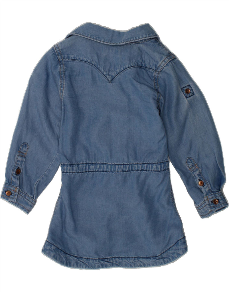 LEVI'S Baby Girls Long Sleeve Denim Dress 18-24 Months Blue Cotton | Vintage Levi's | Thrift | Second-Hand Levi's | Used Clothing | Messina Hembry 