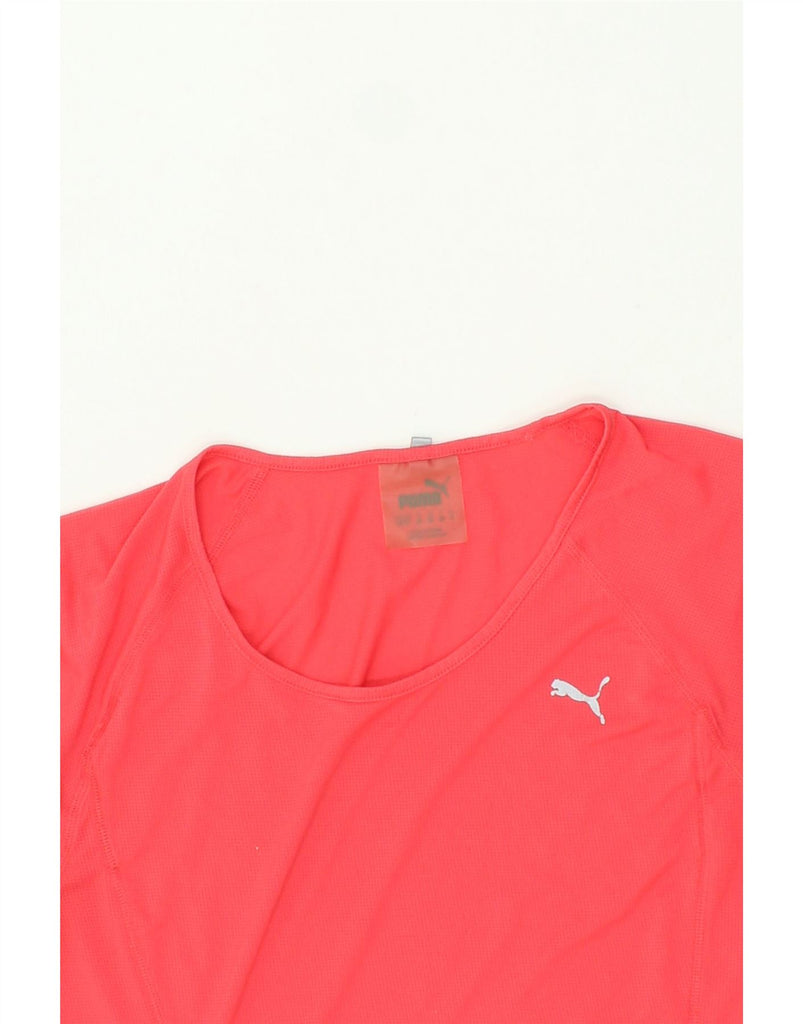 PUMA Womens T-Shirt Top UK 6 XS Pink Vintage Puma and Second-Hand Puma from Messina Hembry 