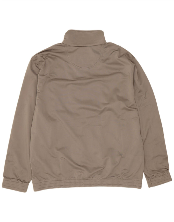 Lotto Mens Tracksuit Top Jacket Large Khaki Polyester