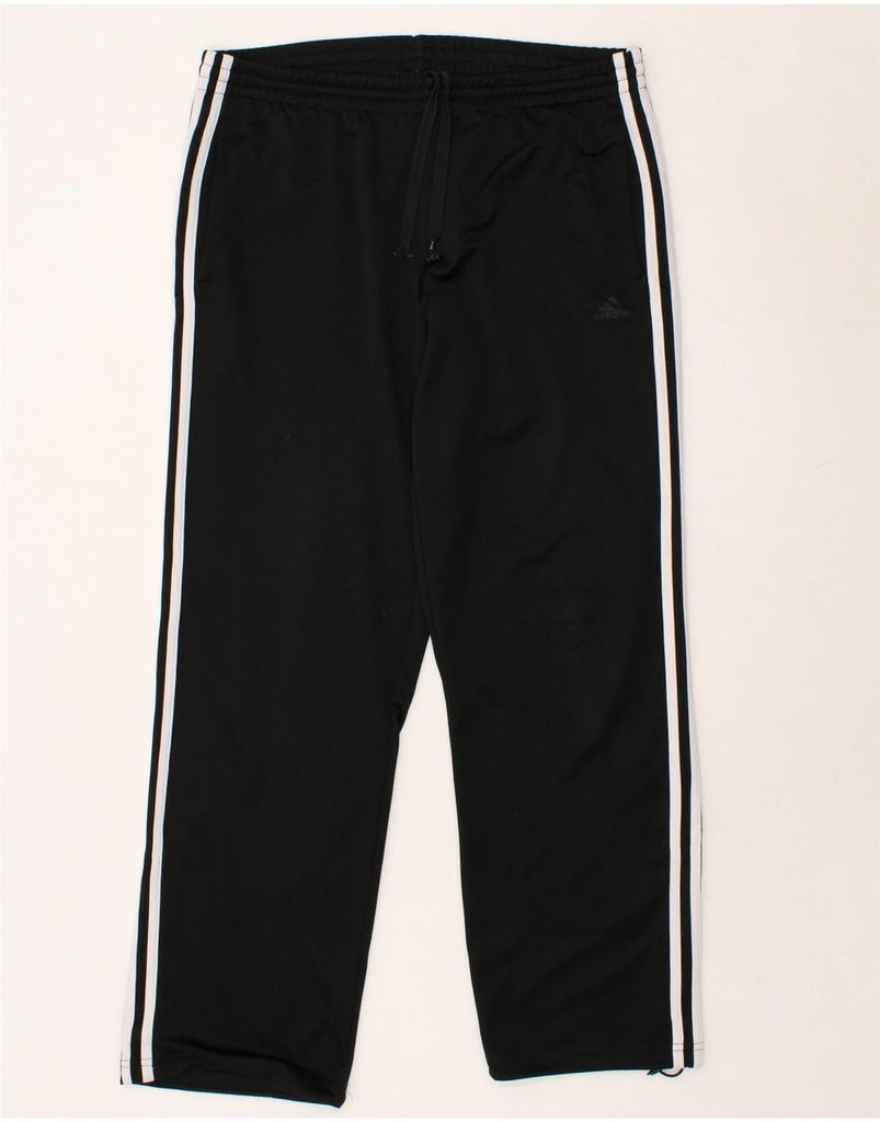 ADIDAS Mens Climalite Tracksuit Trousers Medium Black Polyester | Vintage Adidas | Thrift | Second-Hand Adidas | Used Clothing | Messina Hembry 