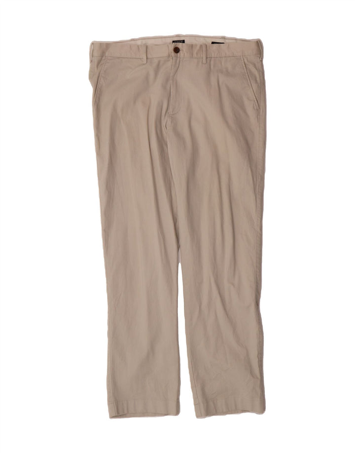 J. CREW Mens Flex Straight Chino Trousers W38 L32 Beige Cotton Vintage J. Crew and Second-Hand J. Crew from Messina Hembry 