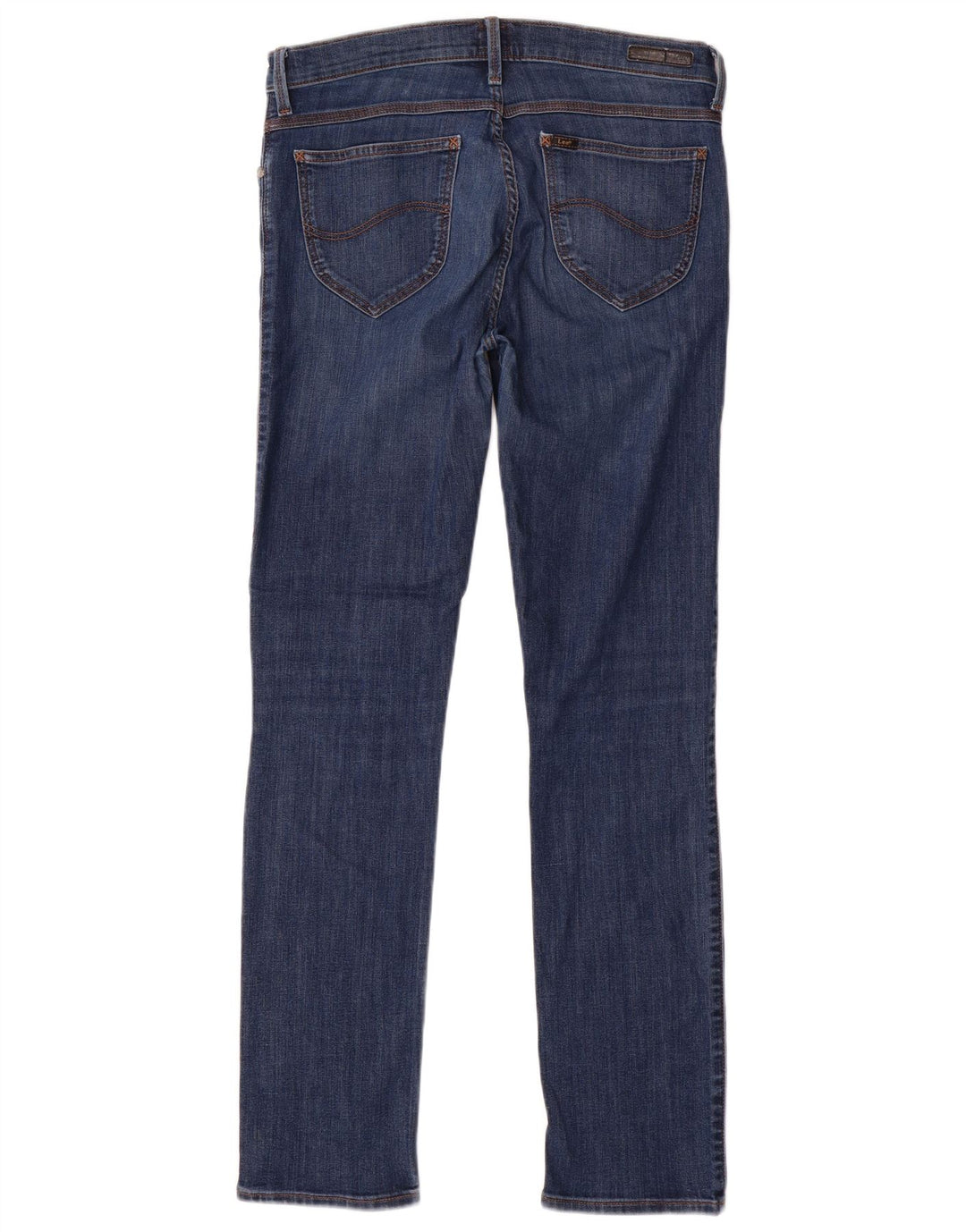LEE Womens Jade Straight Jeans W32 L32 Blue Cotton