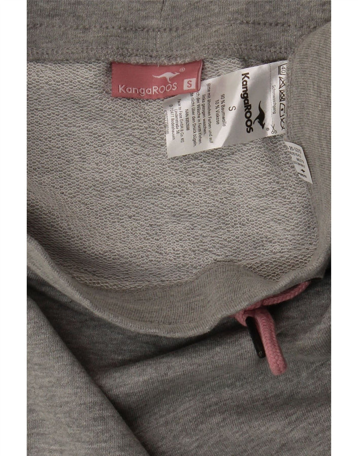 Kangaroos Womens Skirt UK 10 Small  Grey Flecked Cotton