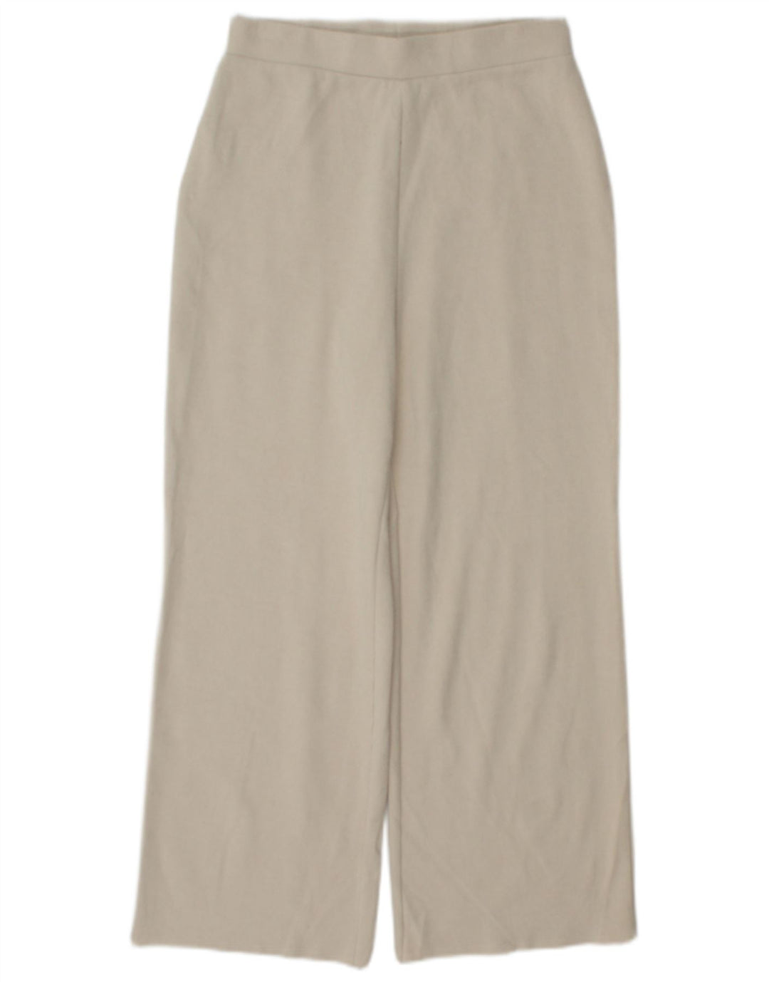 Zara Womens Knit Tracksuit Trousers UK 10 Small  Off White