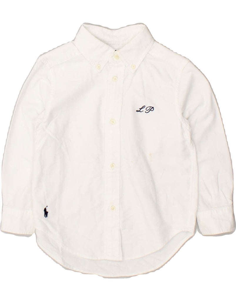 RALPH LAUREN Boys Shirt 2-3 Years White Cotton | Vintage Ralph Lauren | Thrift | Second-Hand Ralph Lauren | Used Clothing | Messina Hembry 