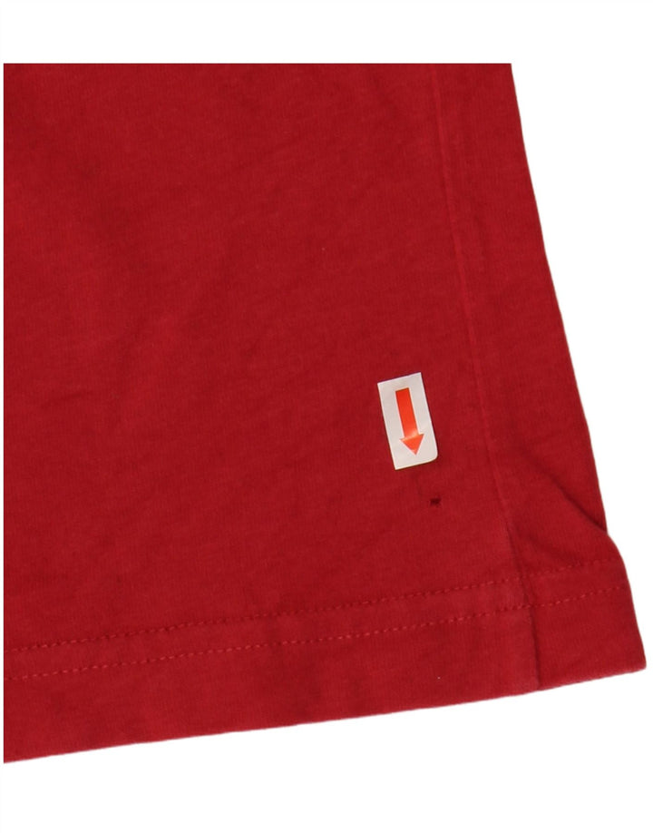 North Sails Mens Graphic Top Long Sleeve Large Red Cotton