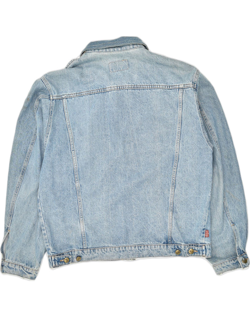 VINTAGE Mens Denim Jacket UK 40 Large Blue Cotton | Vintage Vintage | Thrift | Second-Hand Vintage | Used Clothing | Messina Hembry 