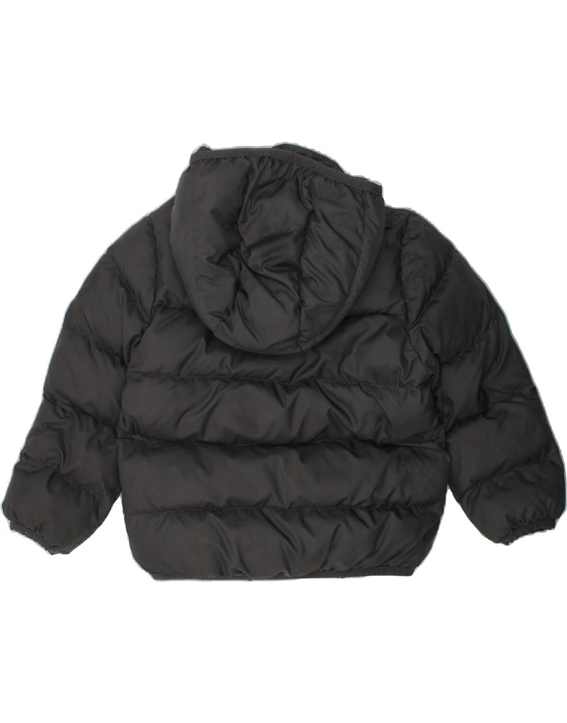 ADIDAS Boys Hooded Padded Jacket 4-5 Years Black Polyester | Vintage Adidas | Thrift | Second-Hand Adidas | Used Clothing | Messina Hembry 