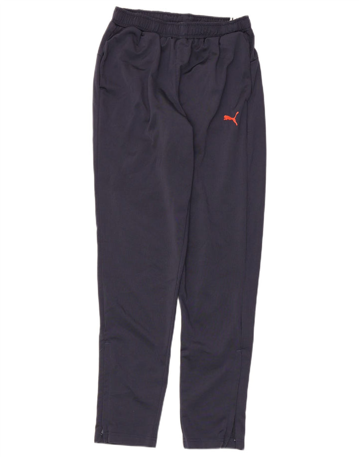 Puma Boys Tracksuit Trousers 13-14 Years  Navy Blue Polyester