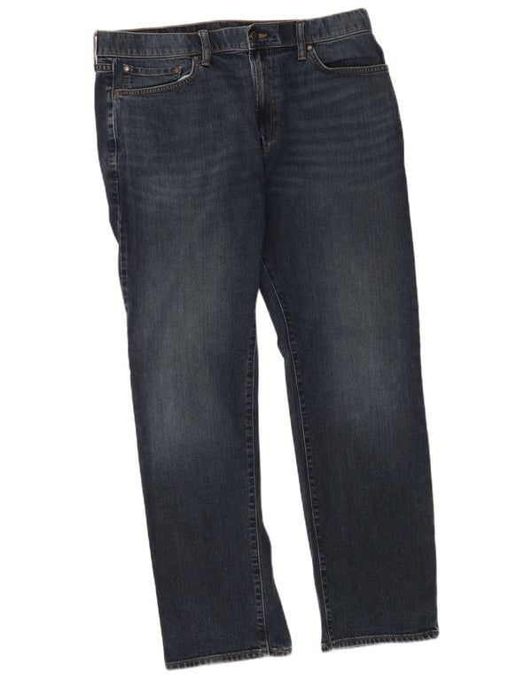 Marks & Spencer Mens Regular Straight Jeans W36 L31 Blue Cotton