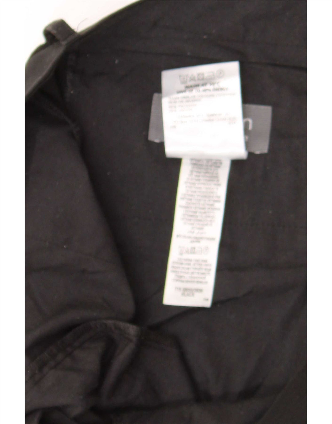 Marks & Spencer Mens Straight Suit Trousers W39 L31 Black Polyester