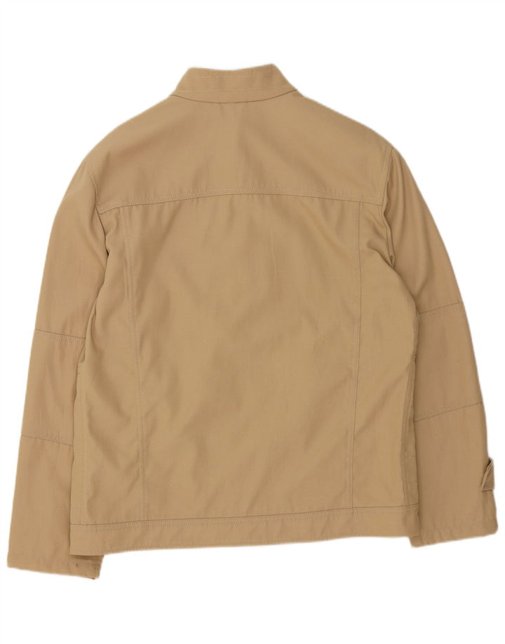 Mabrun Mens Bomber Jacket UK 40 Large Beige