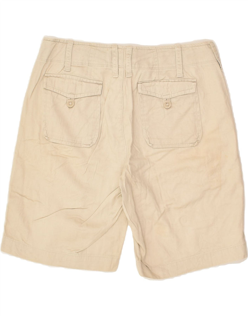 EDDIE BAUER Womens Chino Shorts US 4 Small W27  Beige Cotton | Vintage Eddie Bauer | Thrift | Second-Hand Eddie Bauer | Used Clothing | Messina Hembry 