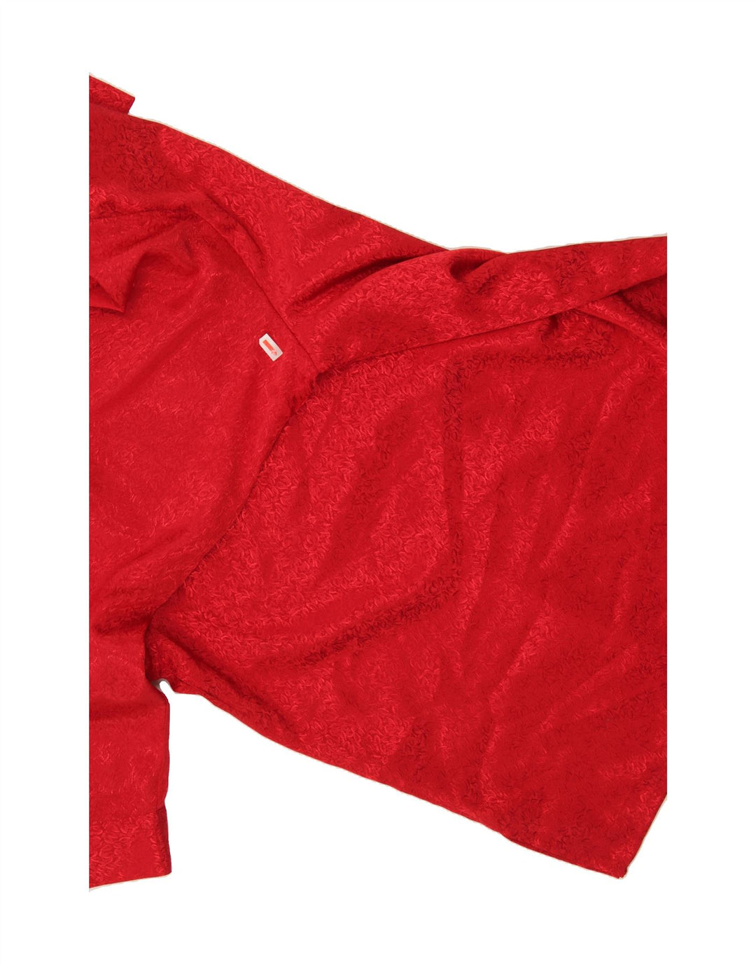 HOLMEWOOD Womens Shirt UK 14 Large Red Polyester Vintage Holmewood and Second-Hand Holmewood from Messina Hembry 