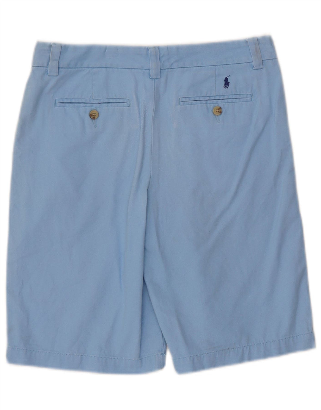 POLO RALPH LAUREN Boys Chino Shorts 15-16 Years W30 Blue Cotton