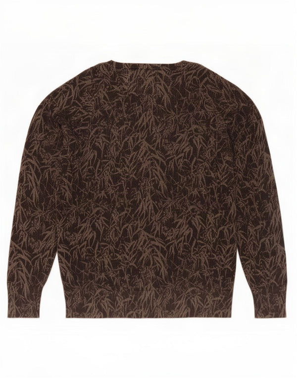 All Saints Womens Boat Neck Jumper Sweater UK 16 Large Brown