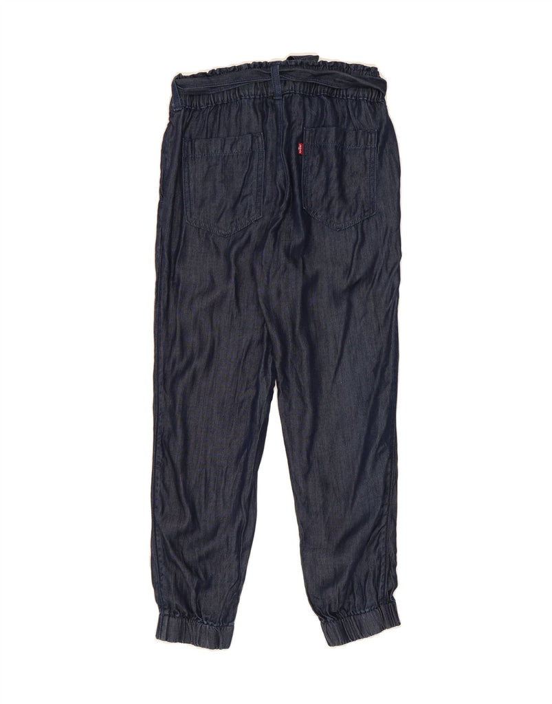LEVI'S Womens Joggers Straight Jeans XS W28 L26 Navy Blue Lyocell Vintage Levi's and Second-Hand Levi's from Messina Hembry 
