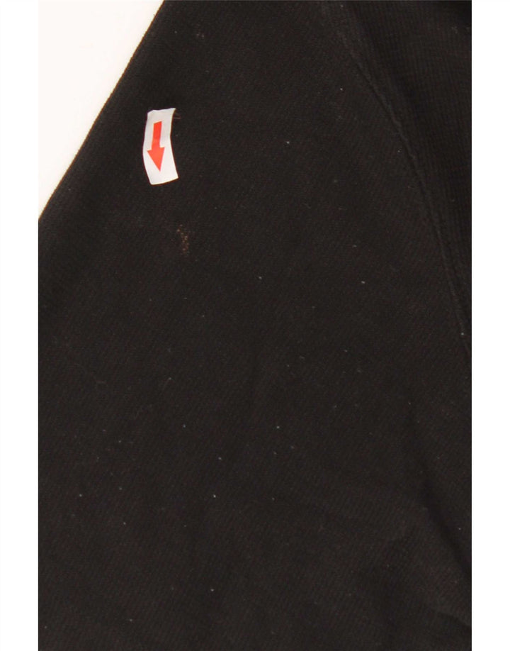 Zara Mens T-Shirt Top Large Black Polyester