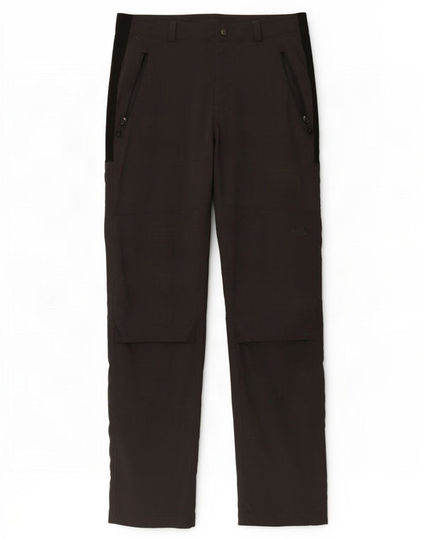 The North Face Mens Straight Casual Trousers W32 L33 Grey Colourblock Nylon