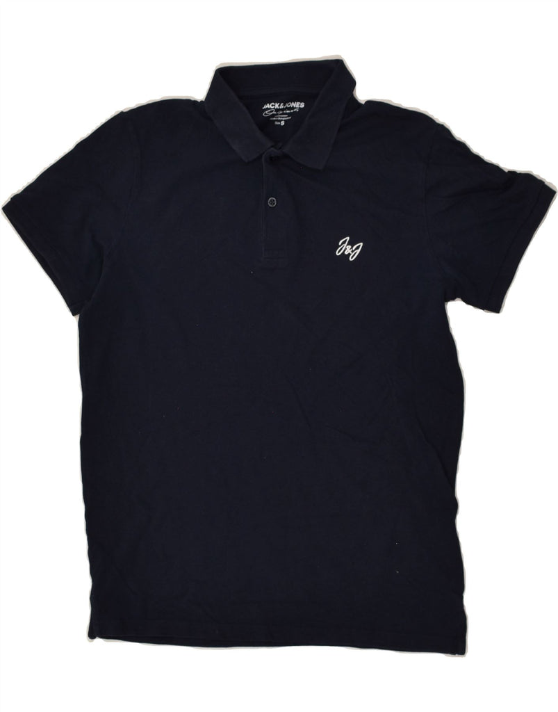 JACK & JONES Mens Polo Shirt Small Navy Blue Cotton | Vintage Jack & Jones | Thrift | Second-Hand Jack & Jones | Used Clothing | Messina Hembry 