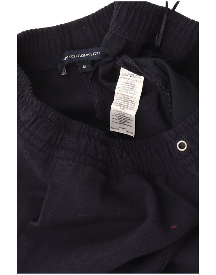 French Connection Womens Cropped Trousers Medium W28 L25 Navy Blue