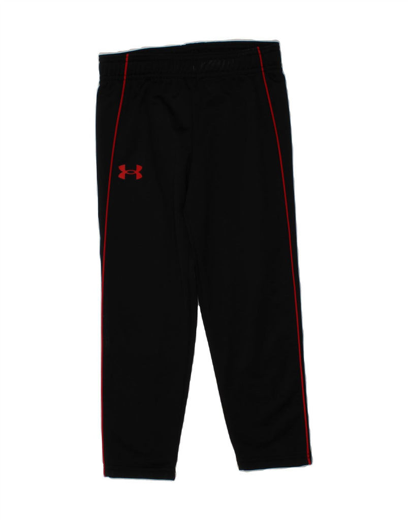 UNDER ARMOUR Boys Tracksuit Trousers 4-5 Years Black Polyester Vintage Under Armour and Second-Hand Under Armour from Messina Hembry 