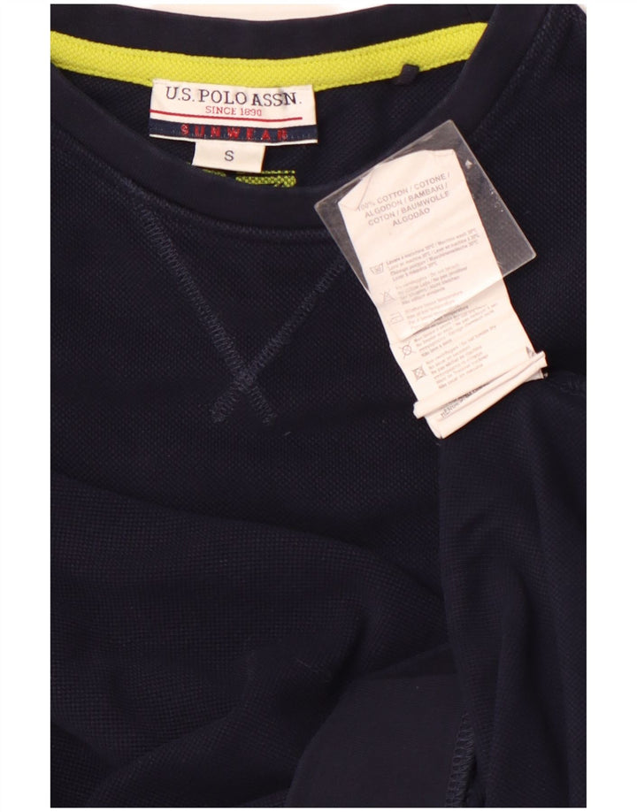 U.S. POLO ASSN. Mens Sweatshirt Jumper Small Navy Blue Cotton
