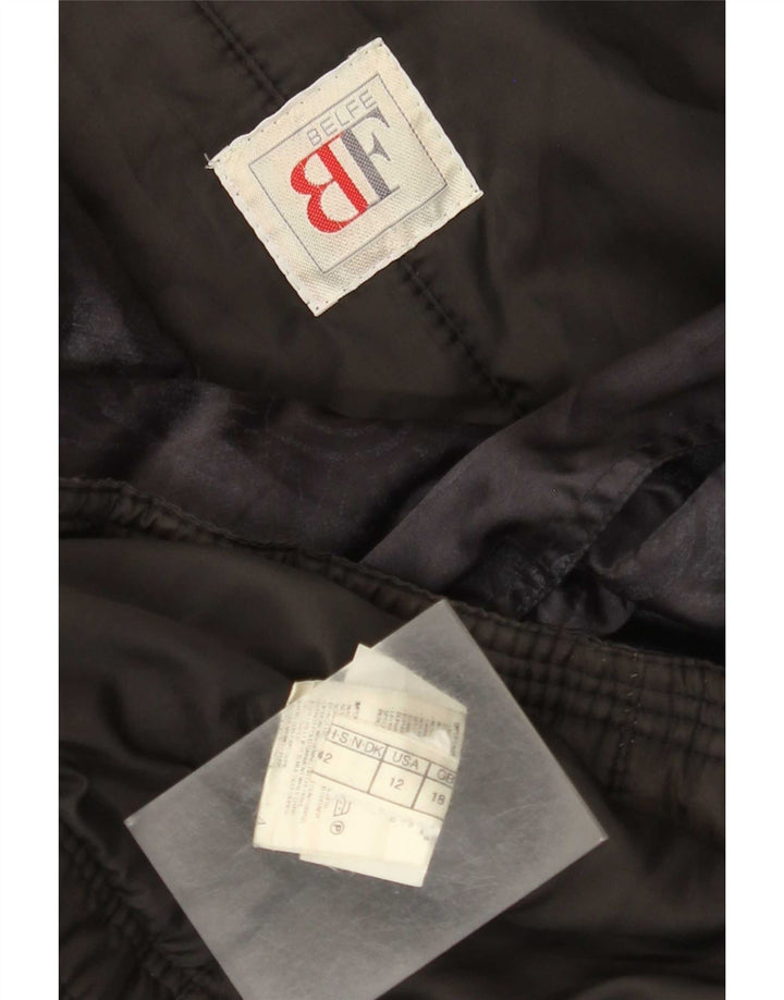 Belfe Womens Oversized Padded Jacket UK 18 XL Navy Blue Nylon