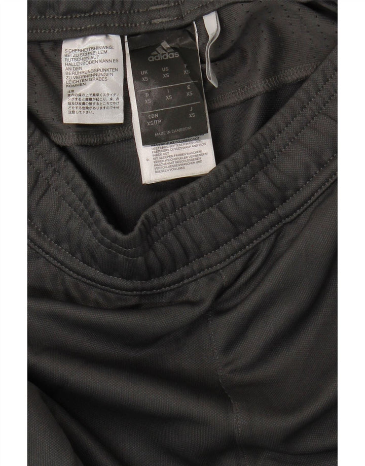 Adidas Mens Tracksuit Trousers XS  Grey Polyester