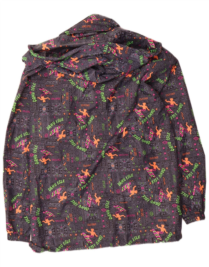 K-WAY Mens Loose Fit Graphic Anorak Jacket UK 38 Medium Multicoloured